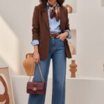 Chic Brown Coats_ Timeless Blazer & Jeans Looks