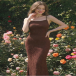 robe-marron-taille-S