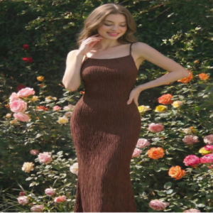 robe-marron-taille-S
